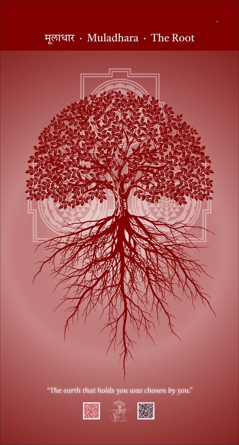 The Muladhara panel of the Tree of Life